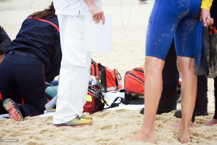 Salvamento praia